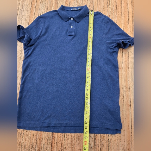 POLO By Ralph Lauren Mens Blue XL 100% Cotton Polo Shirt - Picture 5 of 12